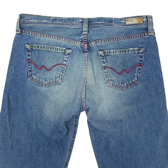 AG Adriano Goldschmied The Rider Jeans Womens Size 27R Denim Medium Wash - Picture 7 of 9
